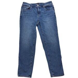 Talbots Relaxed Jeans Everyday Denim Blue Cotton Blend‎ Size 8